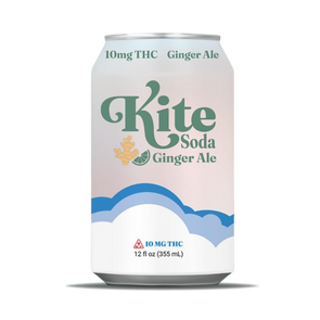 Kite Soda THC 10 mg Ginger Ale 4 pk